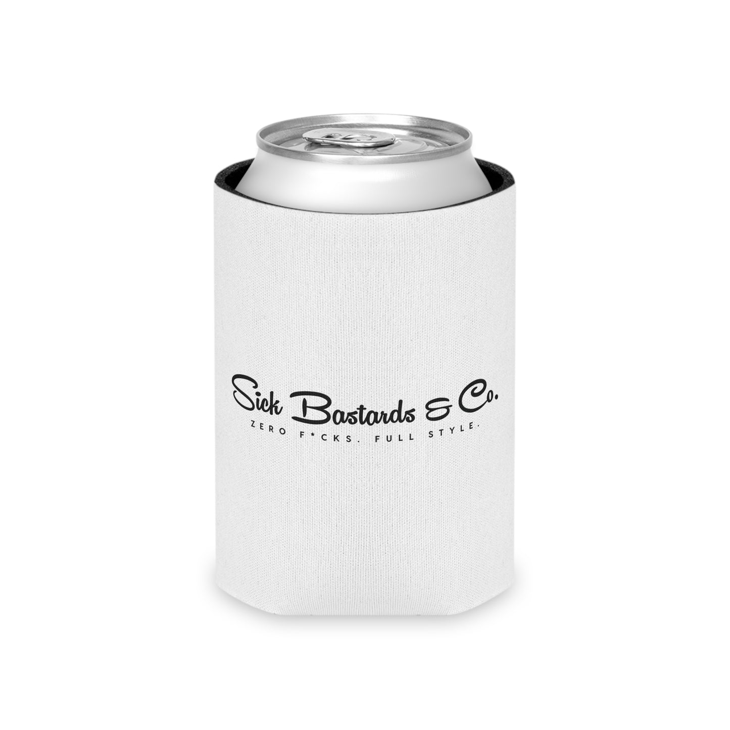 Sick Bastards - Patriotic Can Cooler – Bold Beer Sleeve for BBQs, Beach Days, Tailgates & Total Mayhem
