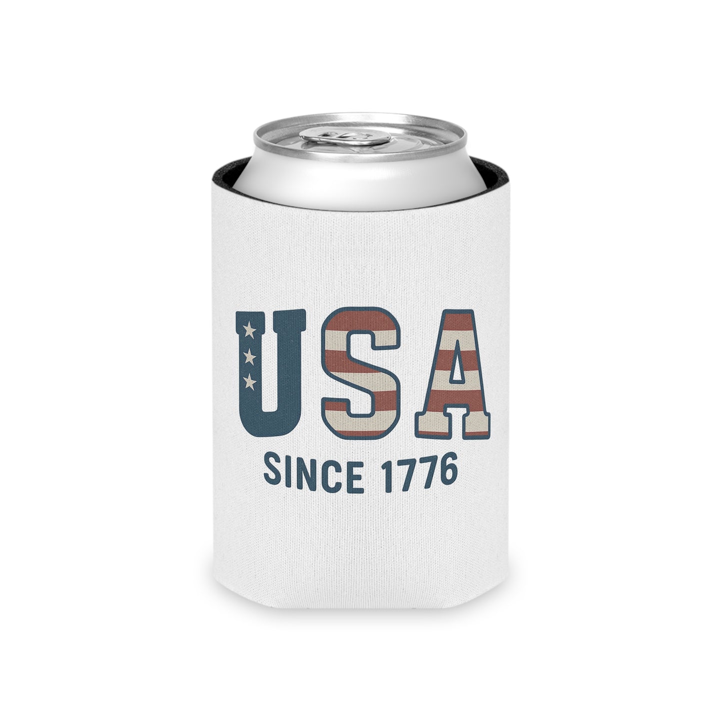 Sick Bastards - Patriotic Can Cooler – Bold Beer Sleeve for BBQs, Beach Days, Tailgates & Total Mayhem