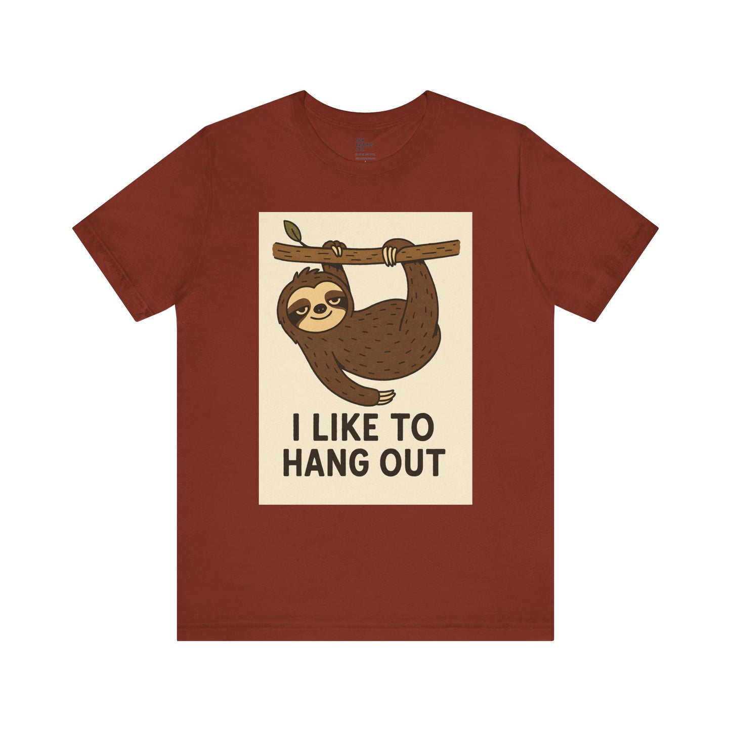 Chill Sloth Tee - Perfect for Animal Lovers, Casual Outings, and Gift Giving, Relaxed Fit T-Shirt, Fun Sloth Design, Summer Wardrobe