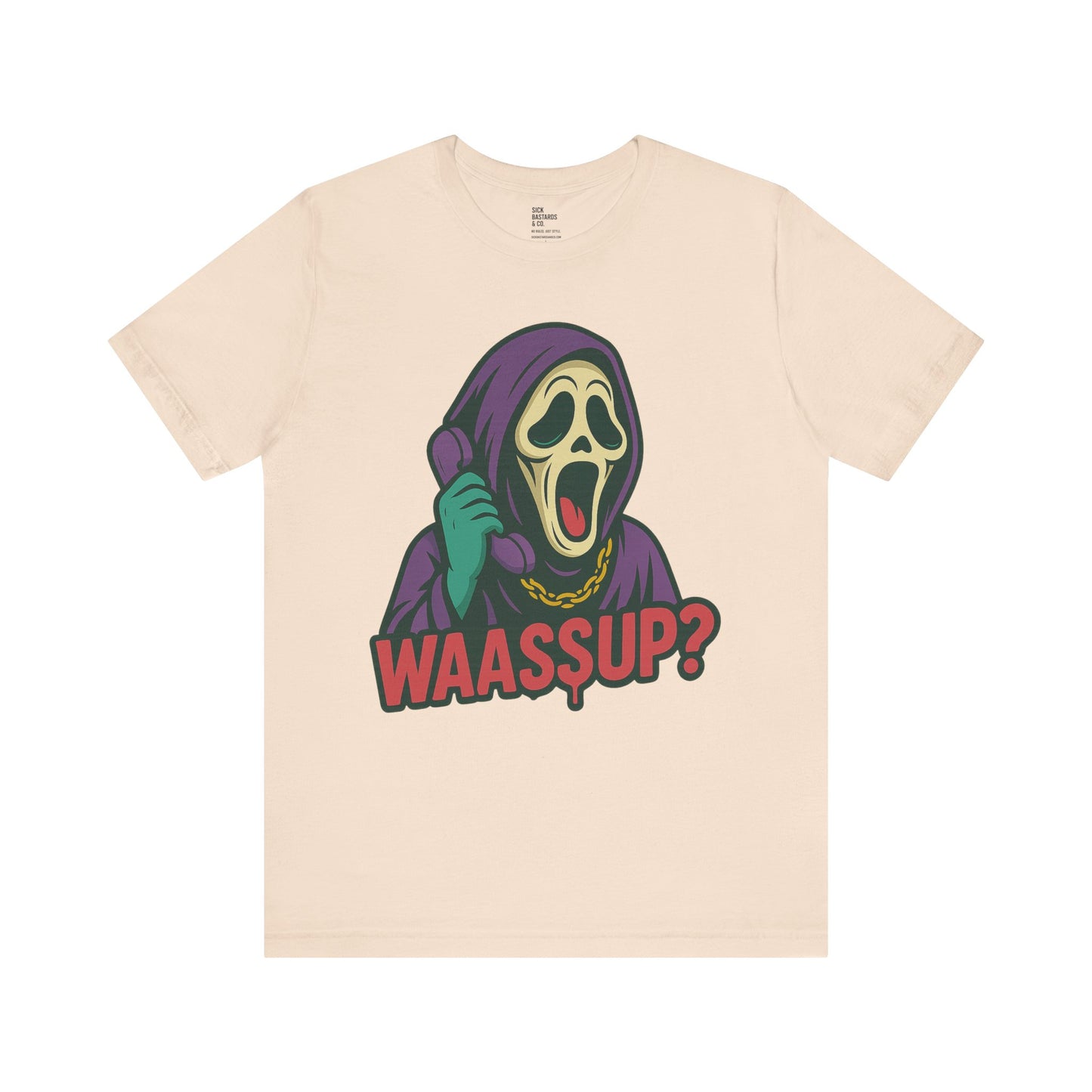 Wassup?! – The Cult-Classic Slasher Tee for the Unhinged & Undead