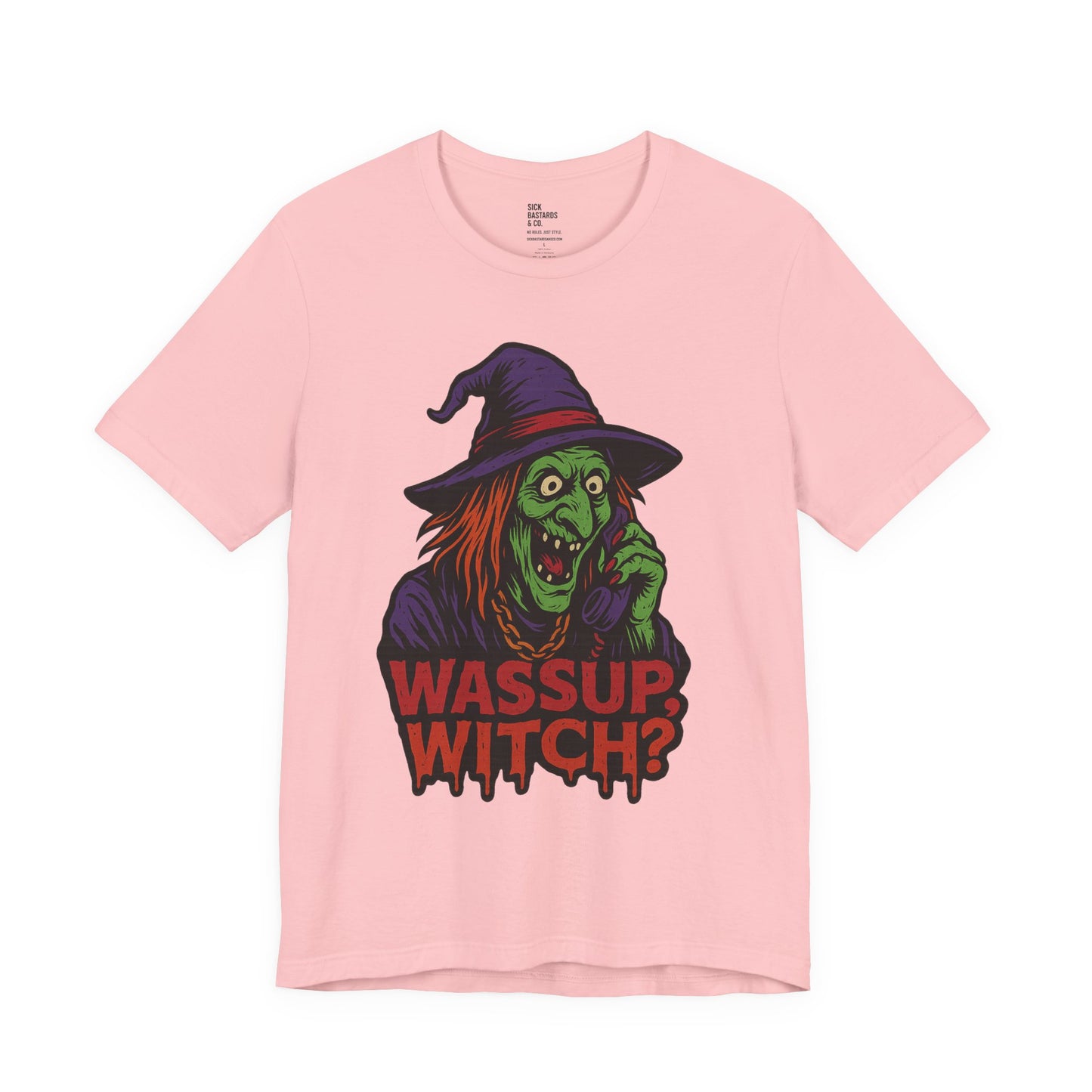 Wassup Witch?! – The Cursed Call Tee for the Spellbound & Slightly Unstable