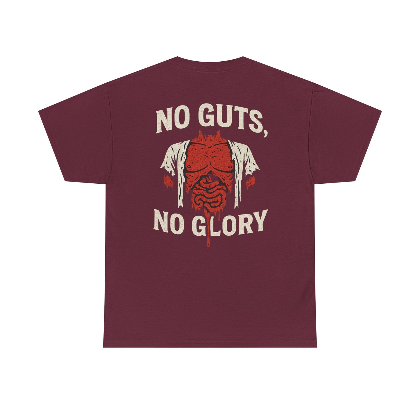 No Guts, No Glory Shirt - Unisex Heavy Cotton Tee | Casual Wear, Gift for Fitness Enthusiasts, Motivational Tee, Unique Graphic Tee, [...]