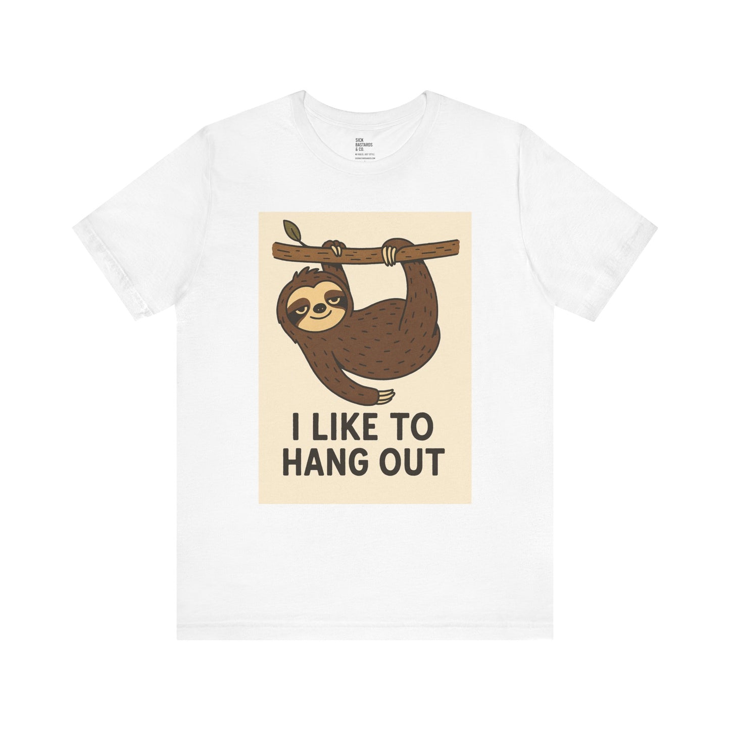Chill Sloth Tee - Perfect for Animal Lovers, Casual Outings, and Gift Giving, Relaxed Fit T-Shirt, Fun Sloth Design, Summer Wardrobe
