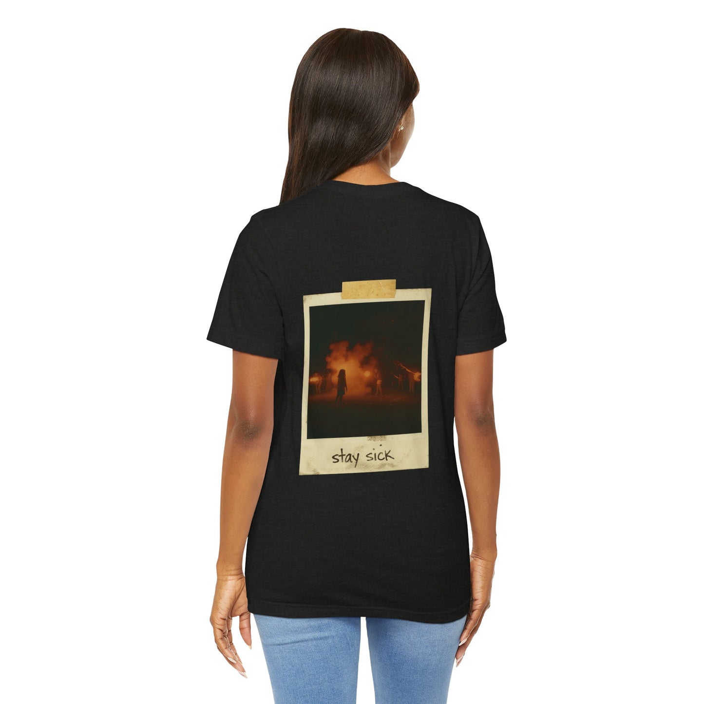 Stay Sick Vintage 90s Graphic Tee, Unisex Jersey Shirt, Funny Fireworks Festival Shirt, Retro Gift for Friends