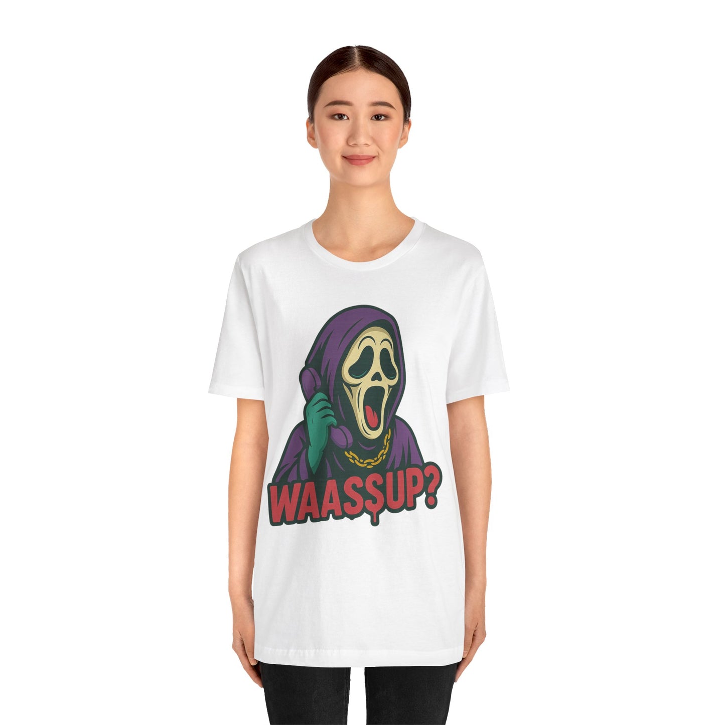 Wassup?! – The Cult-Classic Slasher Tee for the Unhinged & Undead