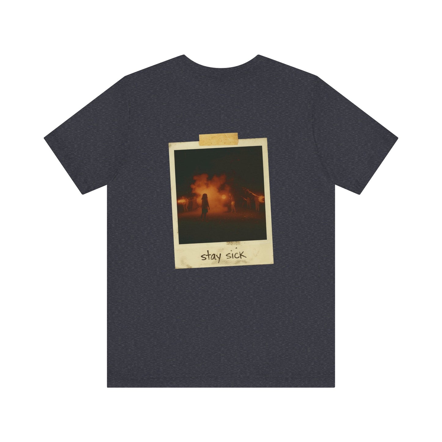 Stay Sick Vintage 90s Graphic Tee, Unisex Jersey Shirt, Funny Fireworks Festival Shirt, Retro Gift for Friends