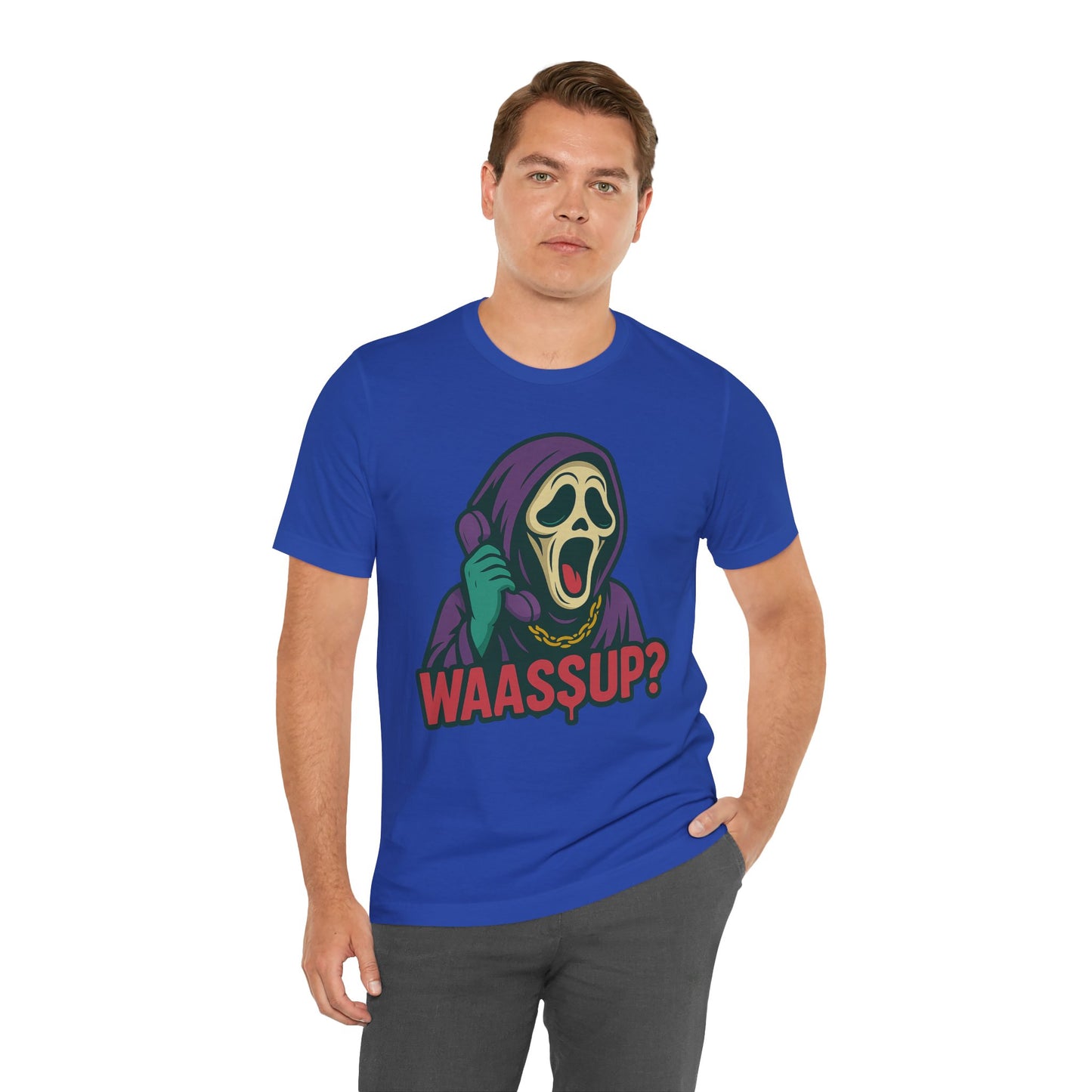 Wassup?! – The Cult-Classic Slasher Tee for the Unhinged & Undead