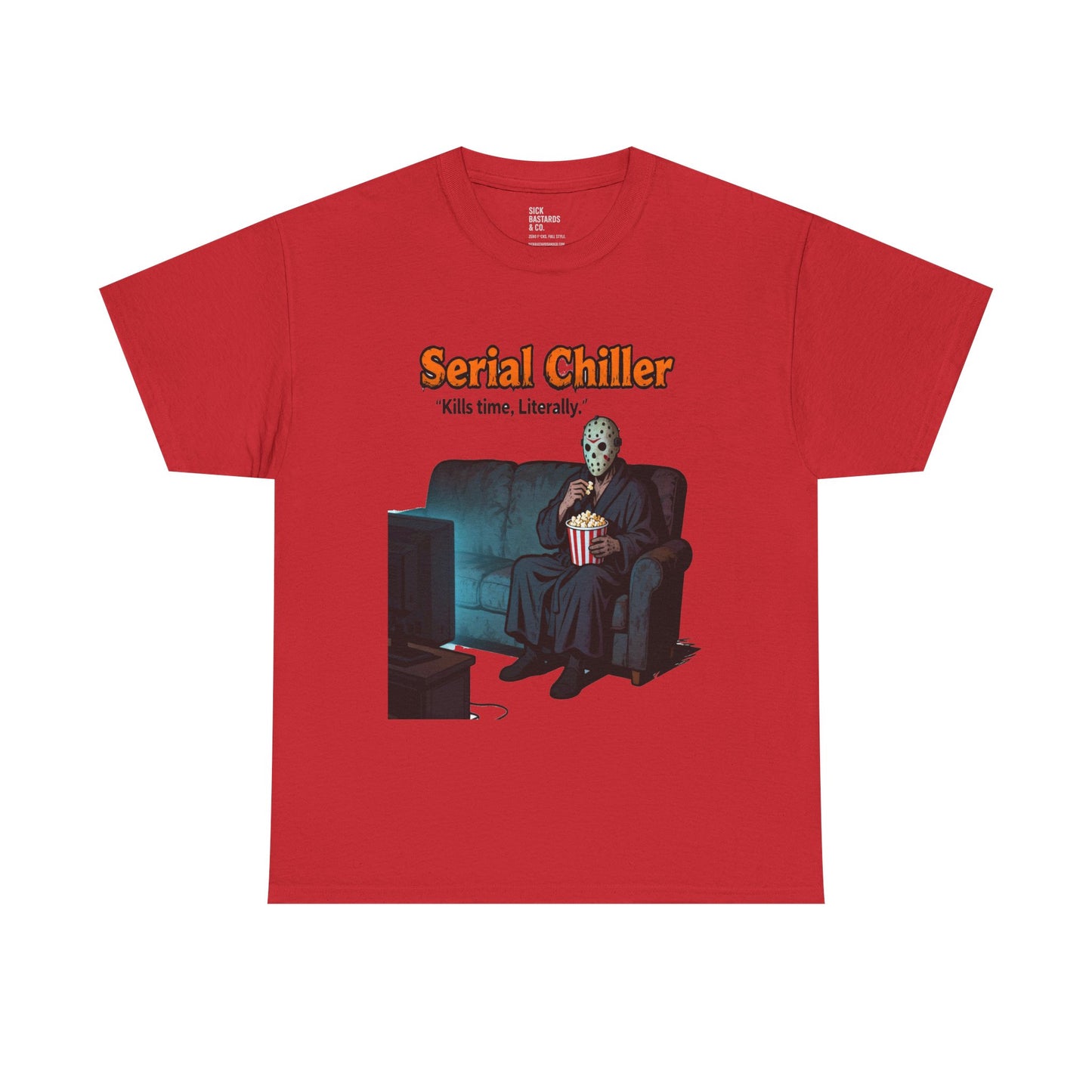 Serial Chiller – The Cold-Blooded Comfort Tee for the Undeadly Relaxed