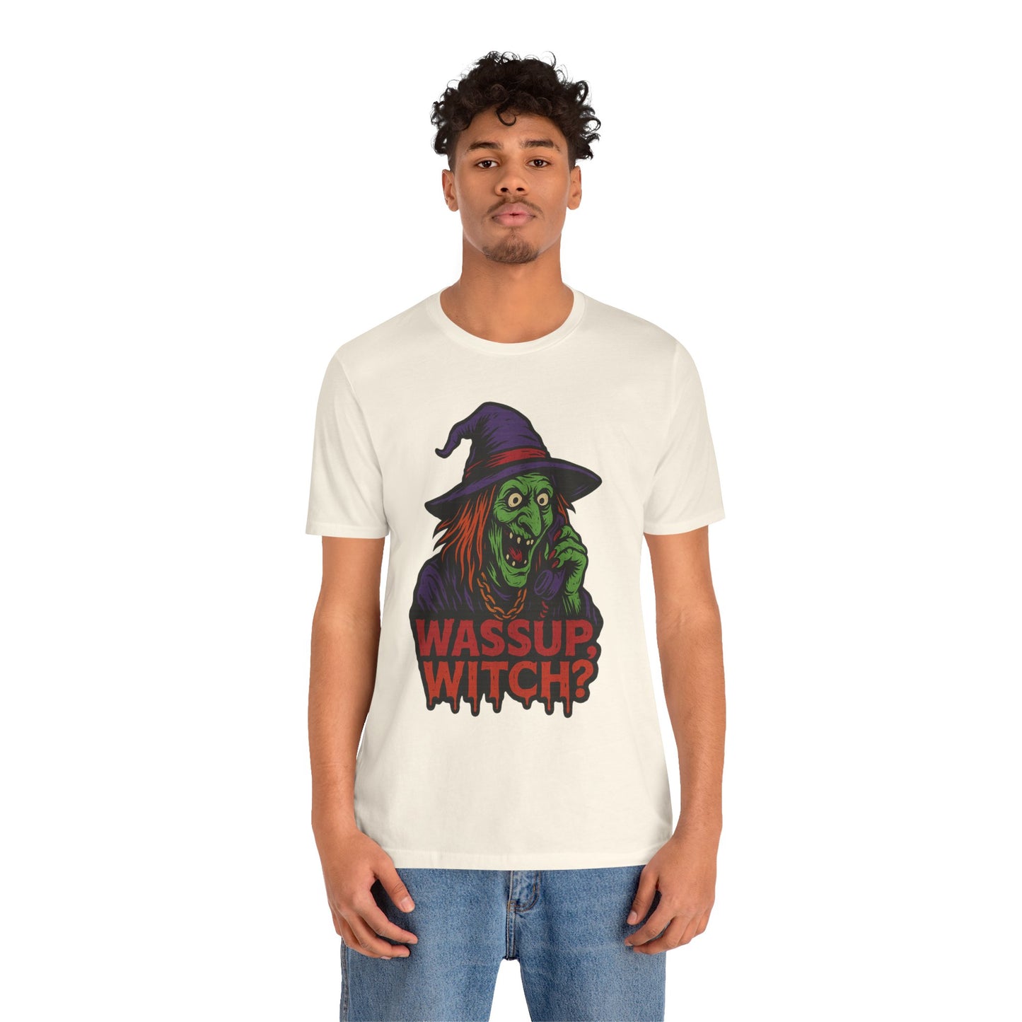 Wassup Witch?! – The Cursed Call Tee for the Spellbound & Slightly Unstable