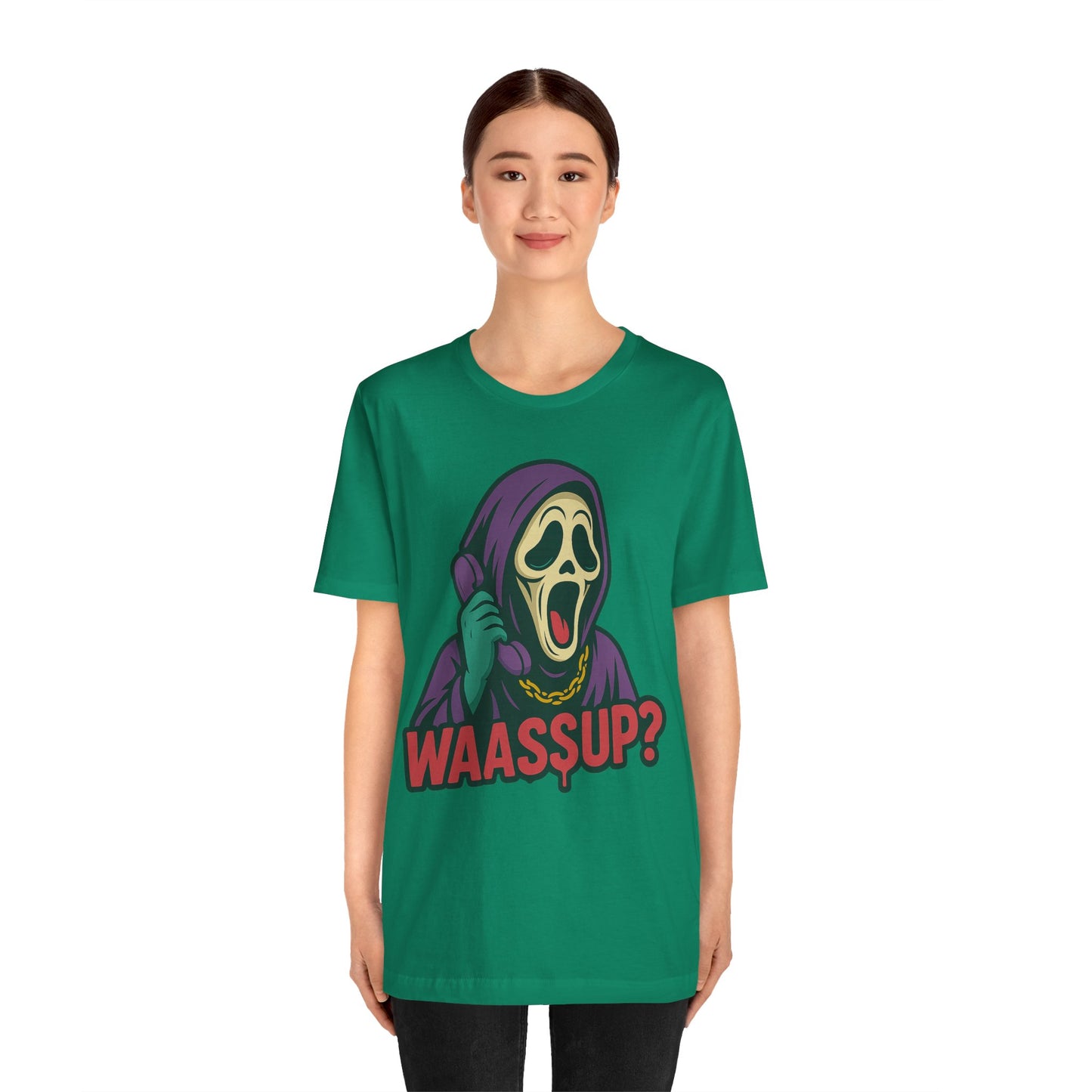 Wassup?! – The Cult-Classic Slasher Tee for the Unhinged & Undead
