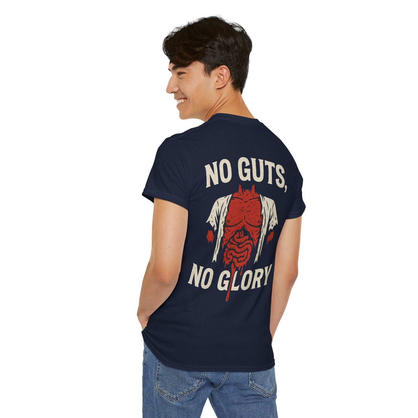No Guts, No Glory Shirt - Unisex Heavy Cotton Tee | Casual Wear, Gift for Fitness Enthusiasts, Motivational Tee, Unique Graphic Tee, [...]
