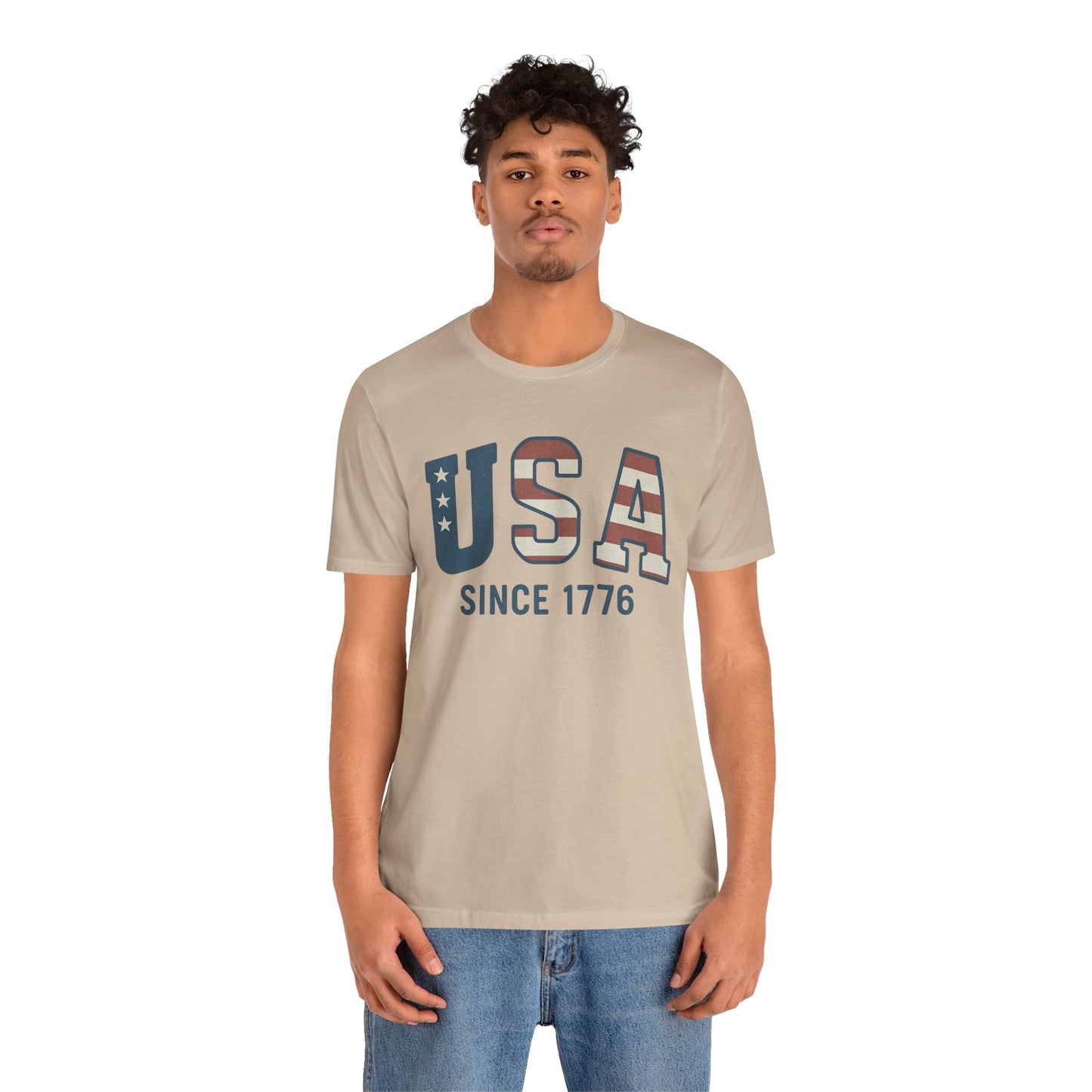 USA Since 1766 T-Shirt – Loud Graphic Tee, Heavyweight Patriotic Shirt, 4th of July Tee for the Unruly