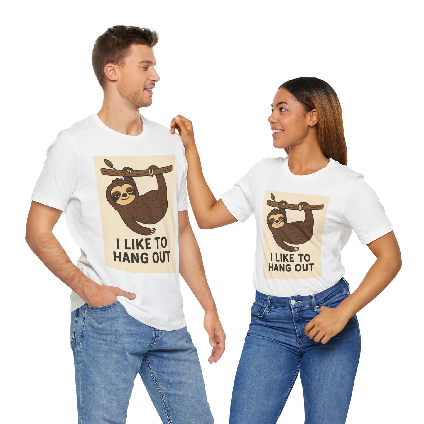 Chill Sloth Tee - Perfect for Animal Lovers, Casual Outings, and Gift Giving, Relaxed Fit T-Shirt, Fun Sloth Design, Summer Wardrobe