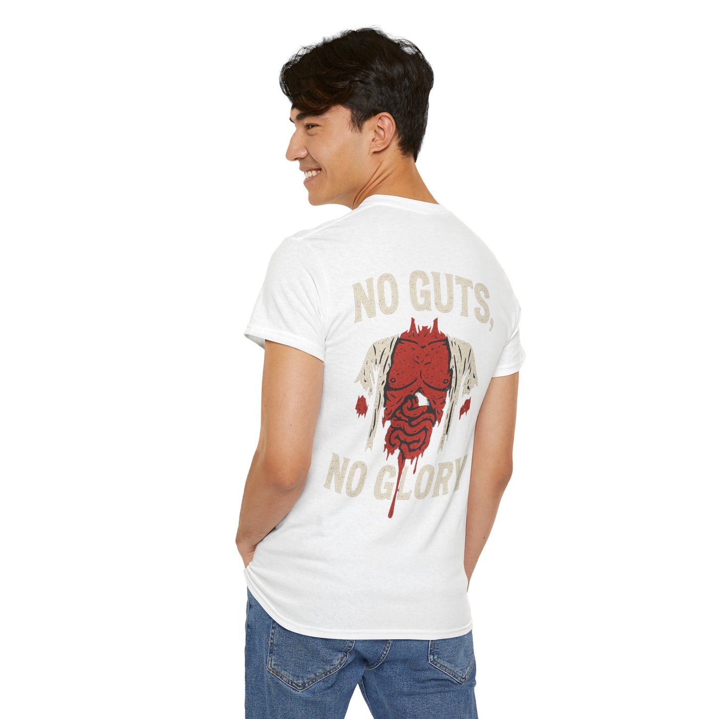 No Guts, No Glory Shirt - Unisex Heavy Cotton Tee | Casual Wear, Gift for Fitness Enthusiasts, Motivational Tee, Unique Graphic Tee, [...]