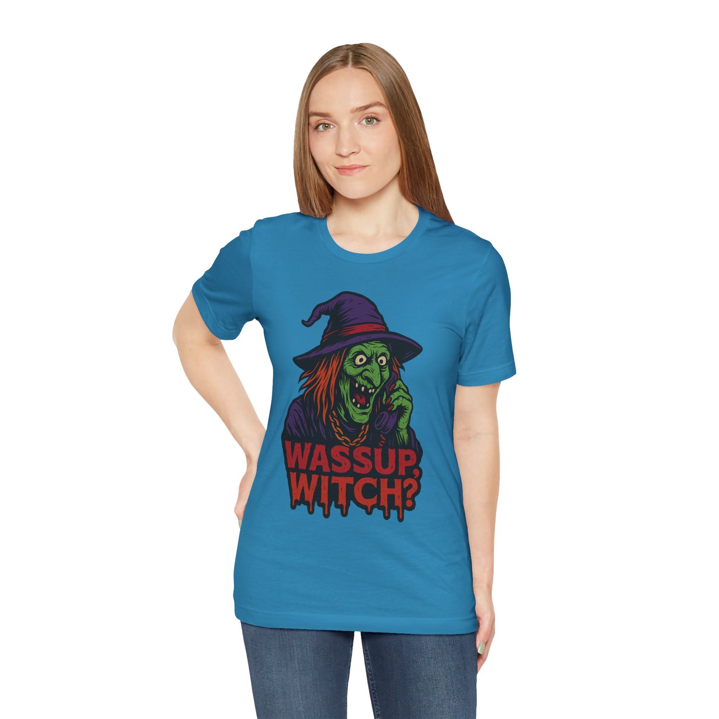 Wassup Witch?! – The Cursed Call Tee for the Spellbound & Slightly Unstable