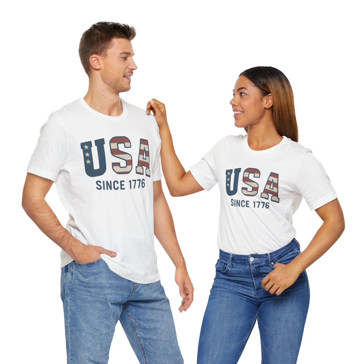 USA Since 1766 T-Shirt – Loud Graphic Tee, Heavyweight Patriotic Shirt, 4th of July Tee for the Unruly