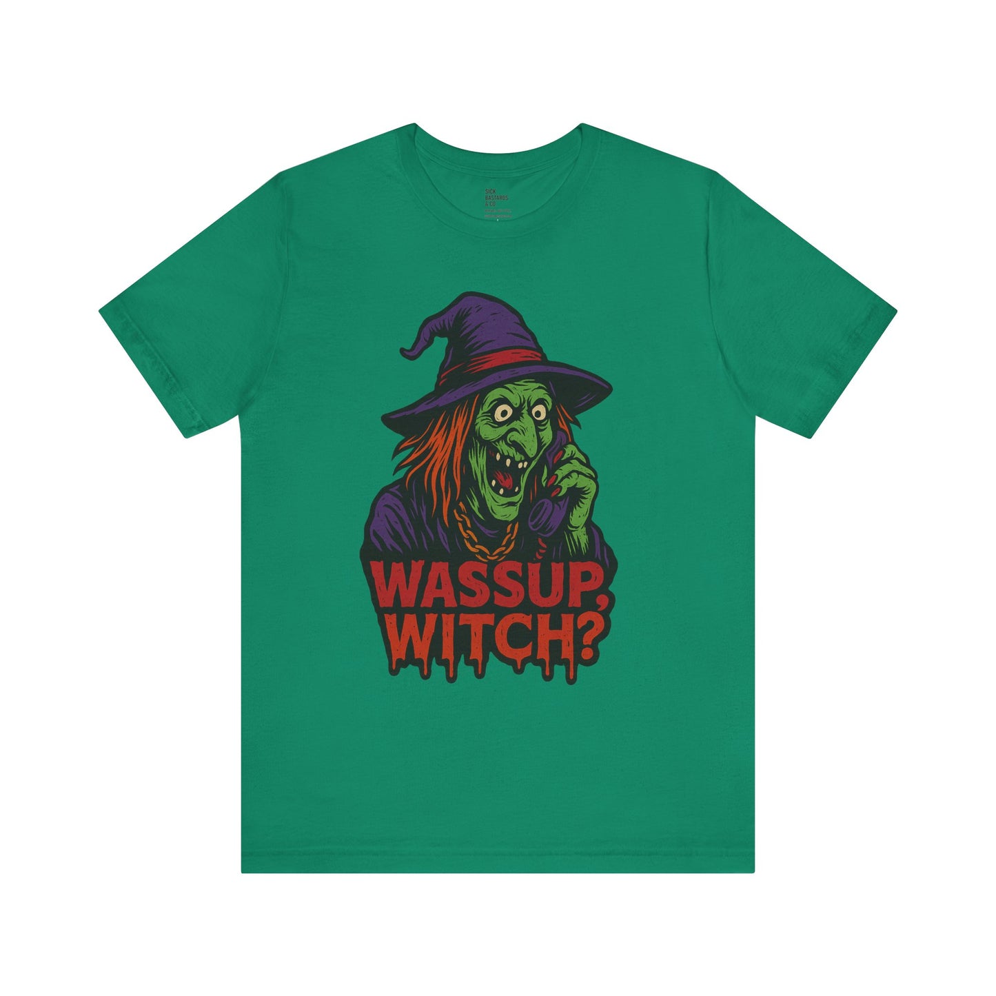 Wassup Witch?! – The Cursed Call Tee for the Spellbound & Slightly Unstable