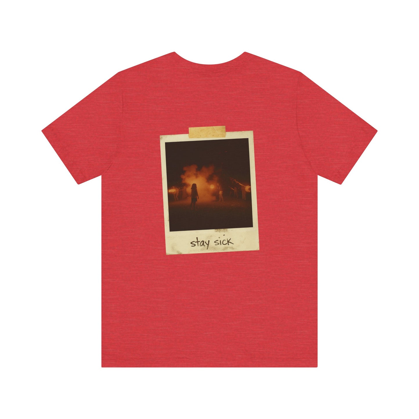 Stay Sick Vintage 90s Graphic Tee, Unisex Jersey Shirt, Funny Fireworks Festival Shirt, Retro Gift for Friends