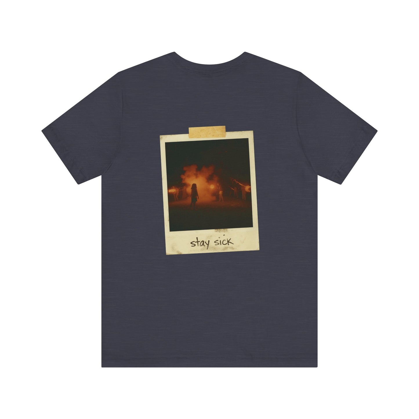 Stay Sick Vintage 90s Graphic Tee, Unisex Jersey Shirt, Funny Fireworks Festival Shirt, Retro Gift for Friends