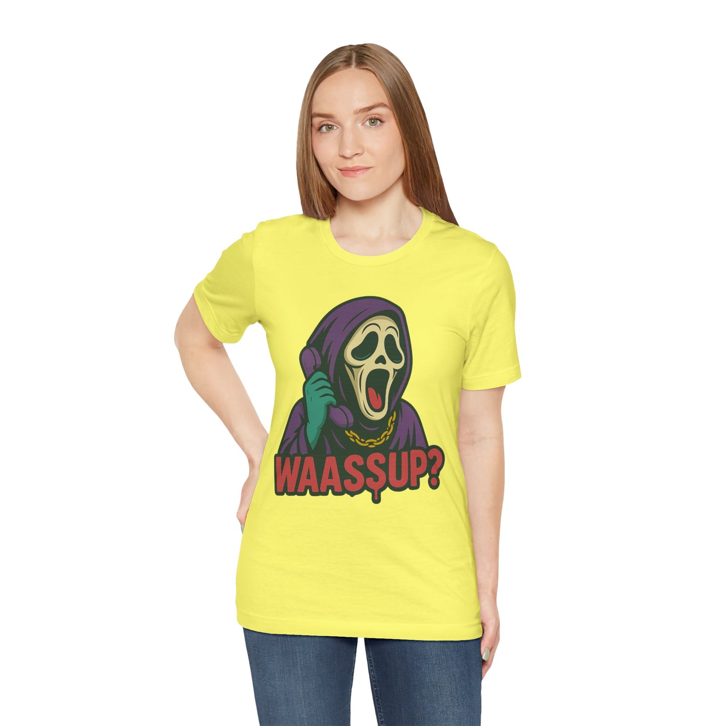 Wassup?! – The Cult-Classic Slasher Tee for the Unhinged & Undead