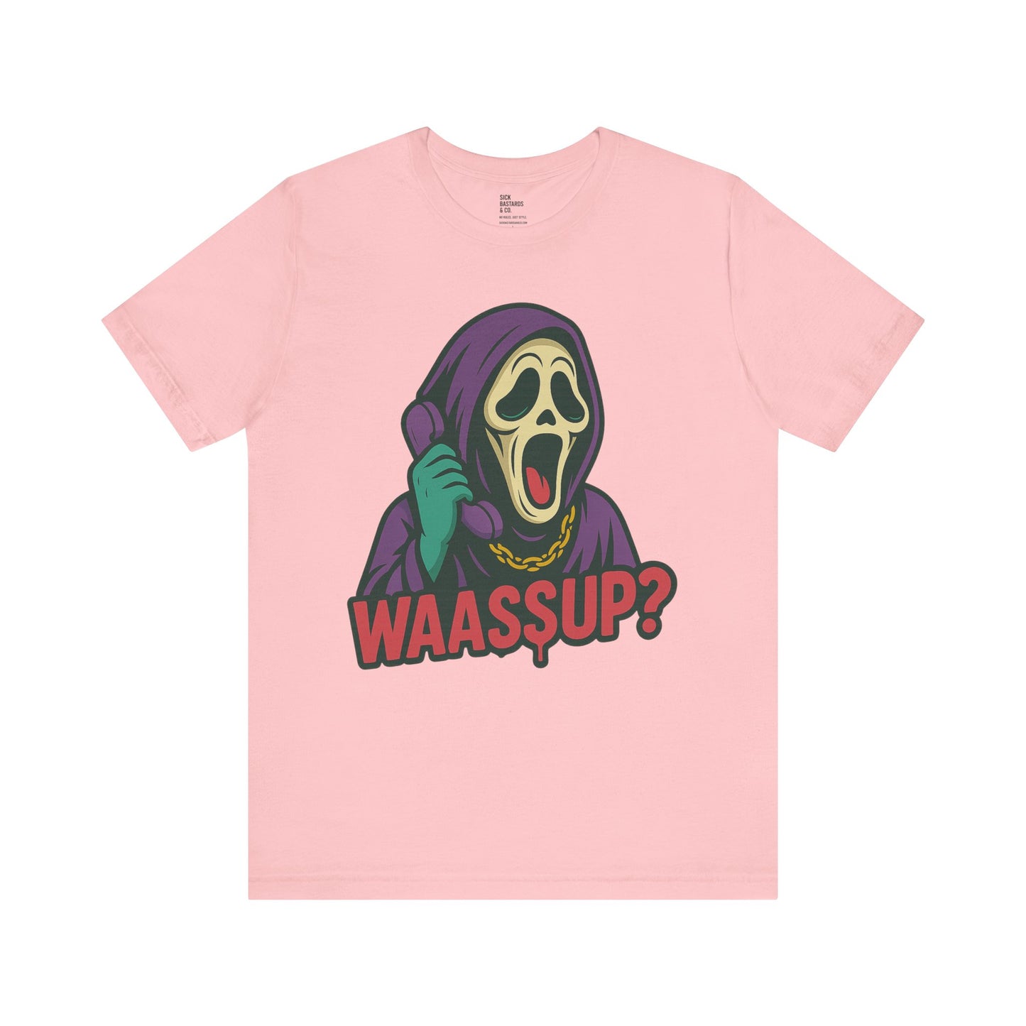 Wassup?! – The Cult-Classic Slasher Tee for the Unhinged & Undead