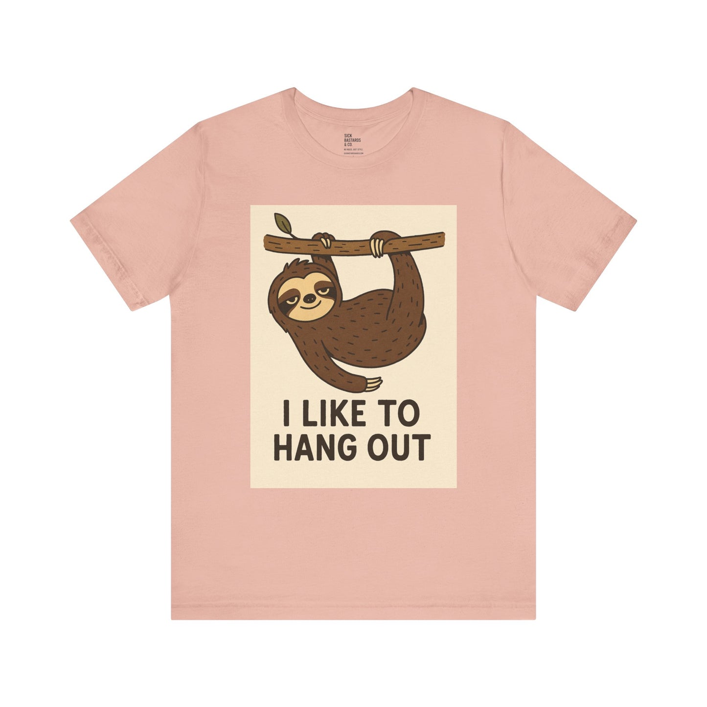 Chill Sloth Tee - Perfect for Animal Lovers, Casual Outings, and Gift Giving, Relaxed Fit T-Shirt, Fun Sloth Design, Summer Wardrobe
