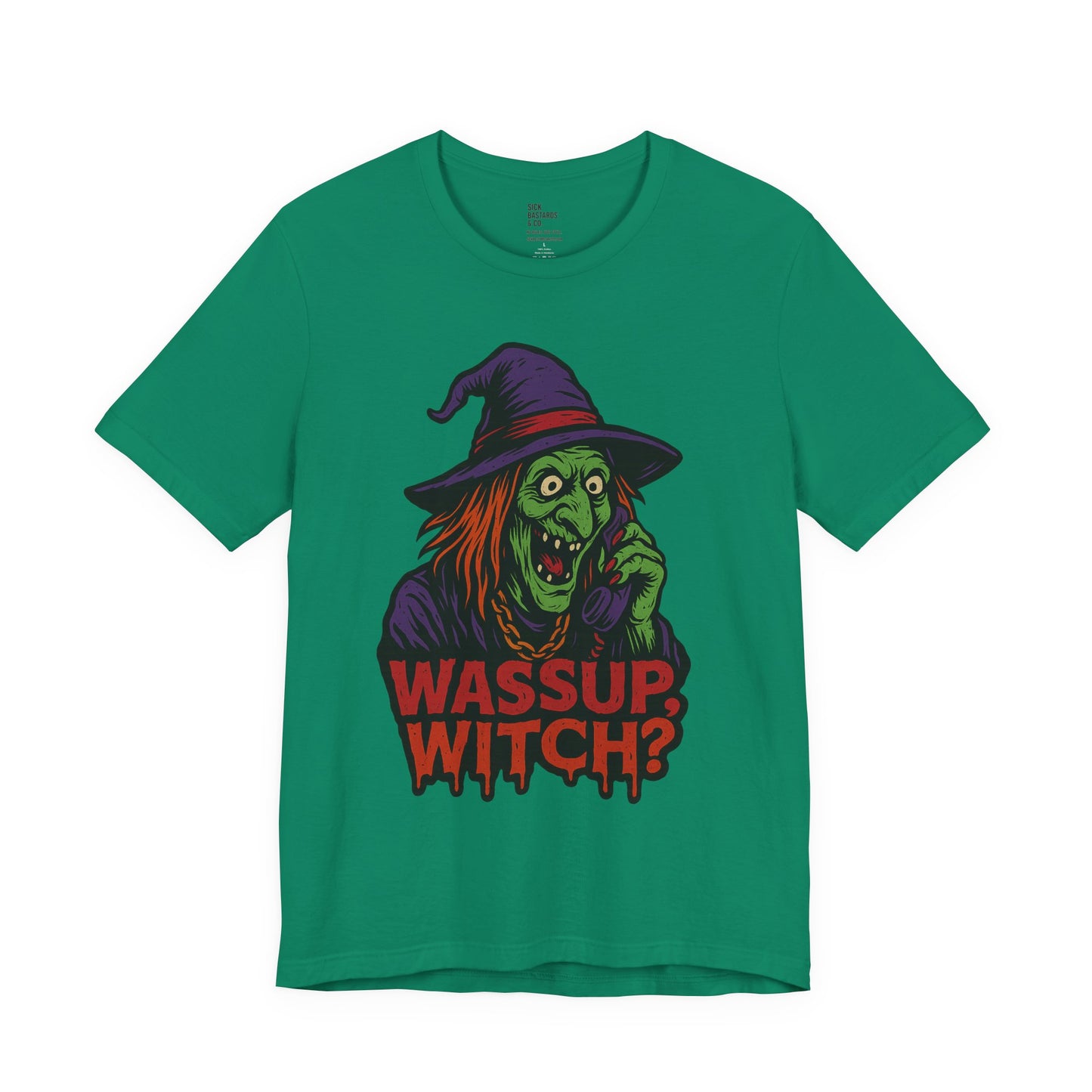 Wassup Witch?! – The Cursed Call Tee for the Spellbound & Slightly Unstable