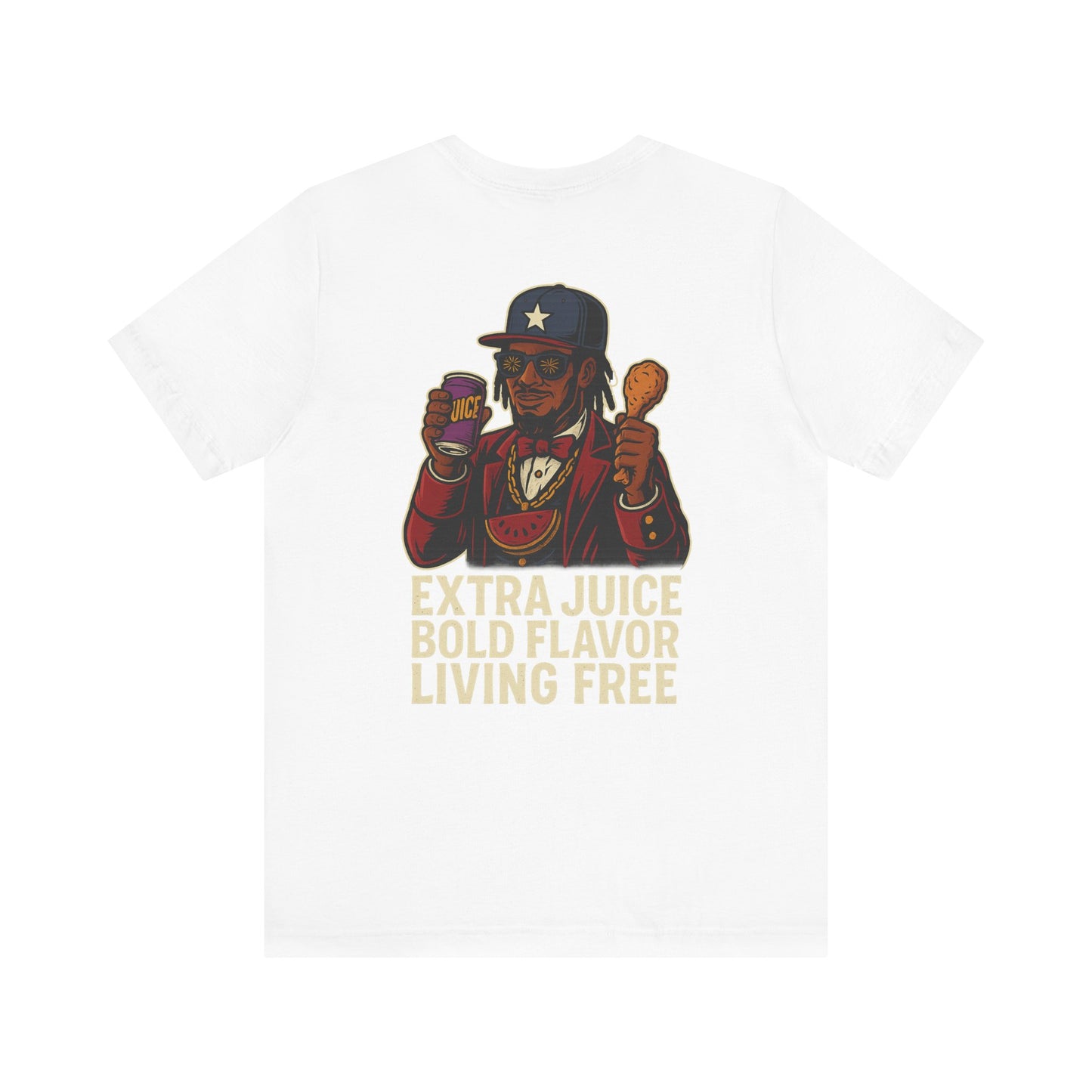 T-Shirt Extra Juice Bold Flavor Living Free Unisex Tee