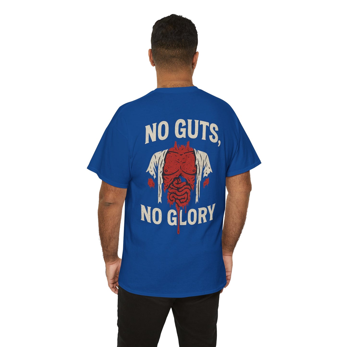 No Guts, No Glory Shirt - Unisex Heavy Cotton Tee | Casual Wear, Gift for Fitness Enthusiasts, Motivational Tee, Unique Graphic Tee, [...]