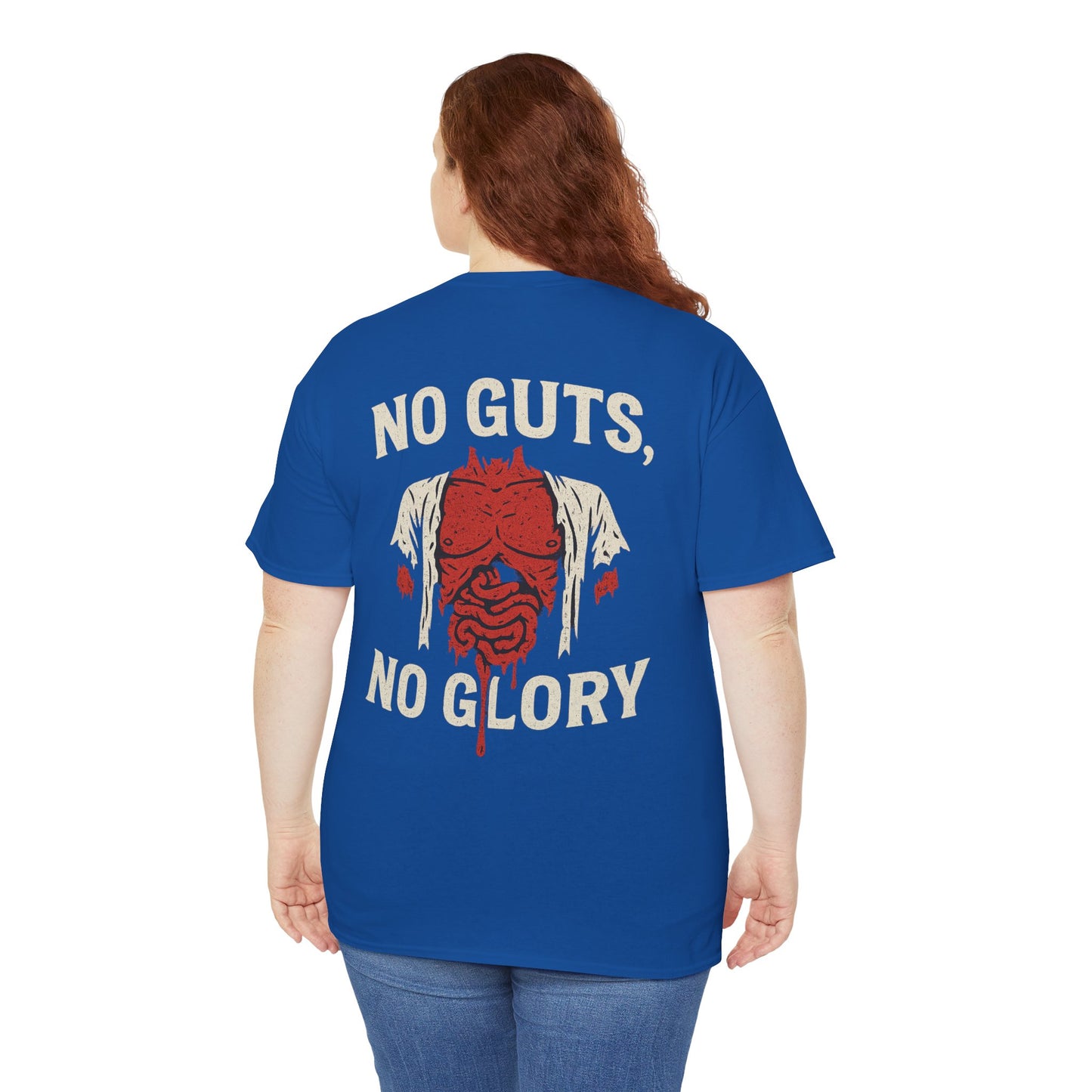 No Guts, No Glory Shirt - Unisex Heavy Cotton Tee | Casual Wear, Gift for Fitness Enthusiasts, Motivational Tee, Unique Graphic Tee, [...]