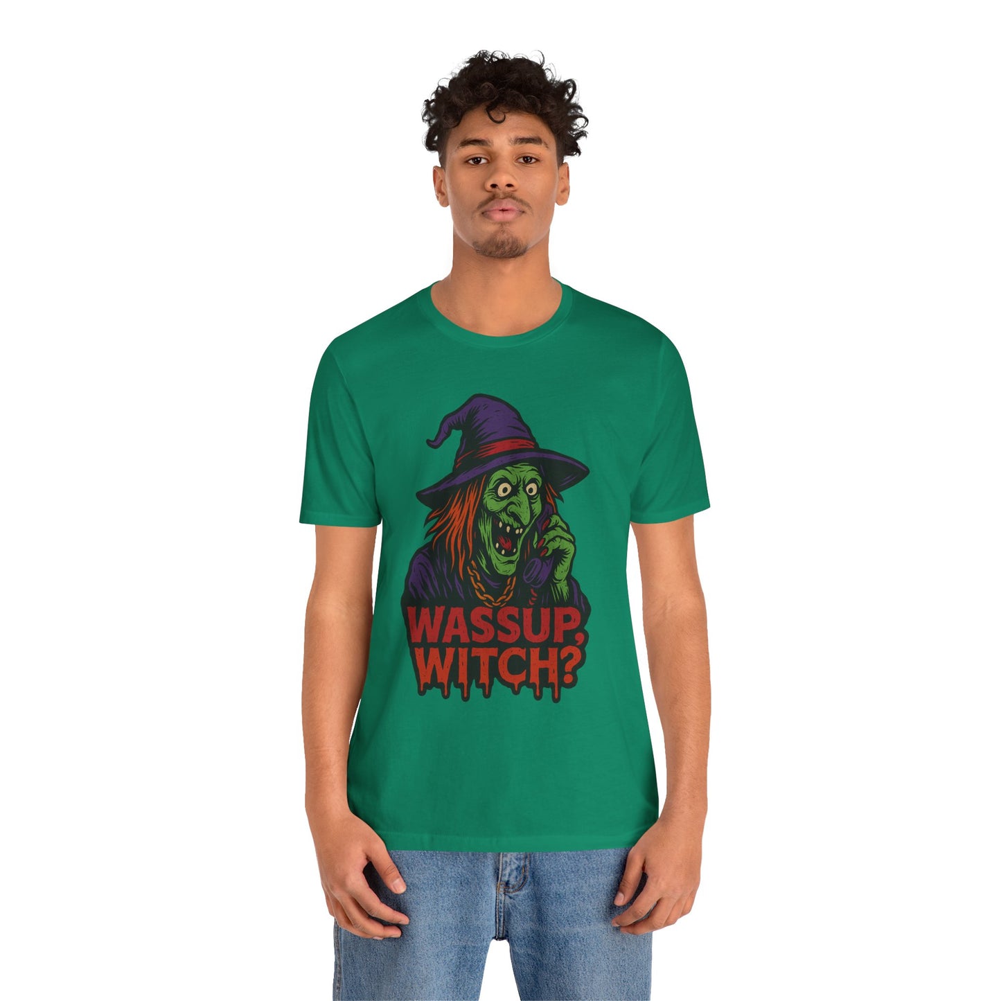 Wassup Witch?! – The Cursed Call Tee for the Spellbound & Slightly Unstable